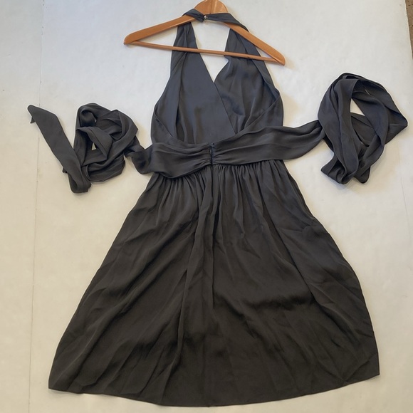 CH Carolina Herrera Silk Halter Sash Dress 8 - Picture 5 of 14